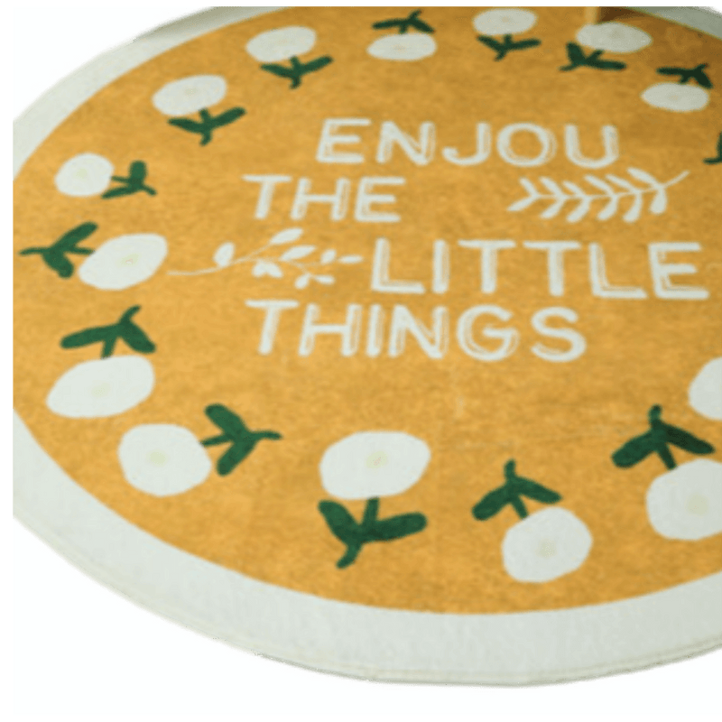 Kiera | Enjoy the Little Things Plush Rug Play Mat - Periwinkle and Co.